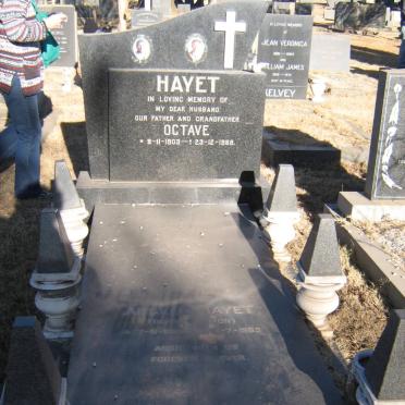 HAYET Octave 1903-1968 &amp;  Angele BOUMON 1907-1983