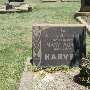HARVEY Mary Agnes 1883-1938