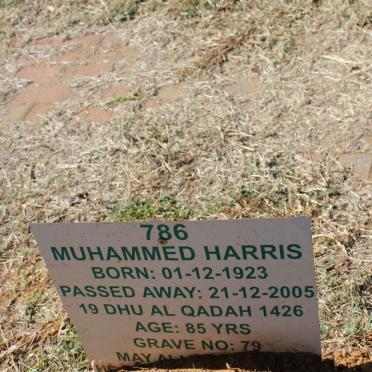 HARRIS Muhammed 1923-2005