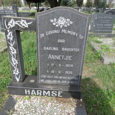 HARMSE Annetjie 1976-1976