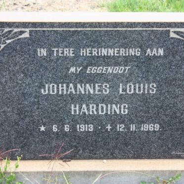 HARDING Johannes Louis 1913-1969