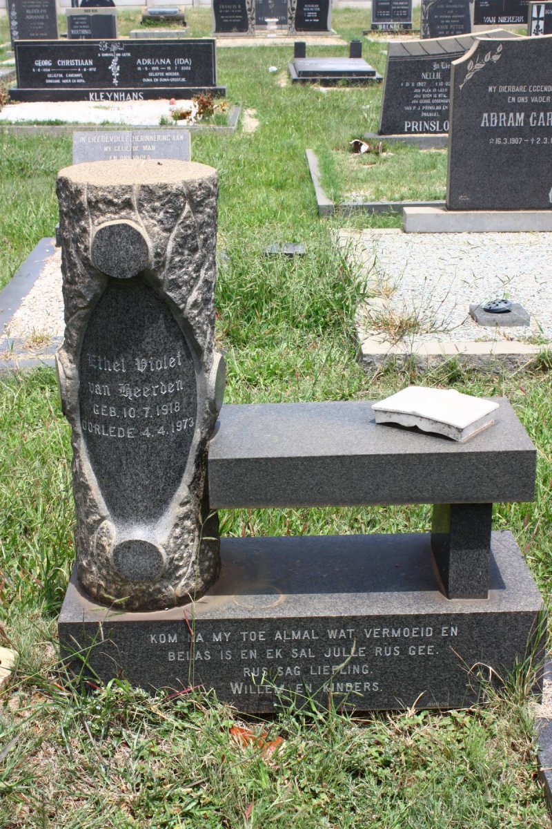 HEERDEN Ethel Violet, van 1918-1973