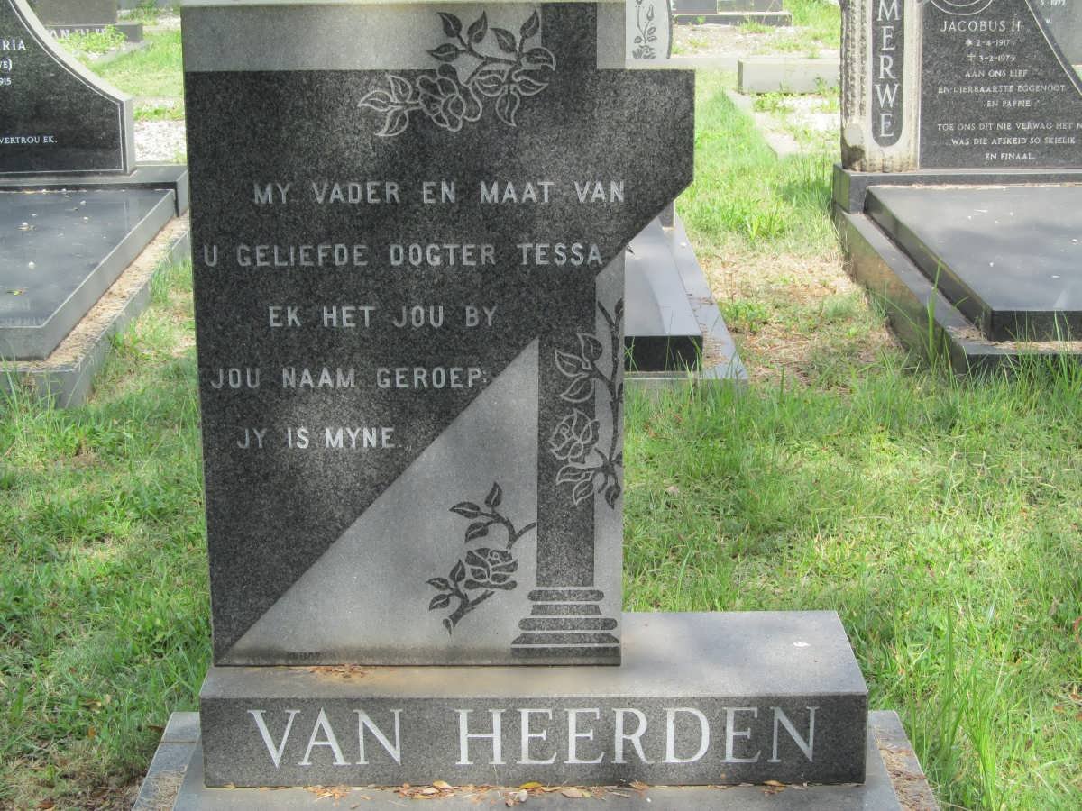 HEERDEN Willem Schalk, van 1925-1978