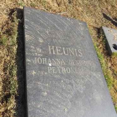 HEUNIS Johanna Hendrika Petronella 1912-1994