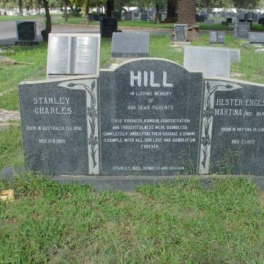 HILL Stanley Charles 1896-1969 &amp; Hester Engesina Martina BARNARD 1904-1977