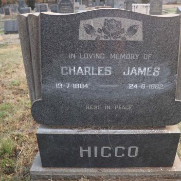 HIGGO Charles James 1884-1962