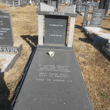 HLAHANE Ernest Moteke 1959-2006