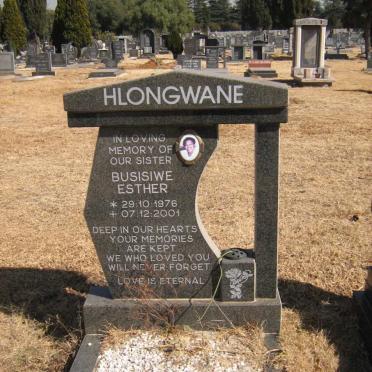 HLONGWANE Busisiwe Esther 1976-2001