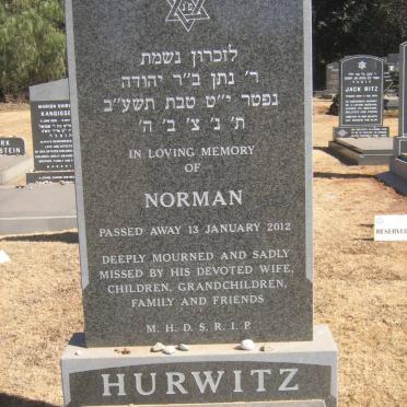 HURWITZ Norman -2012