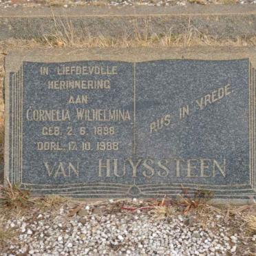 HUYSSTEEN Cornelia Wilhelmina, van 1898-1988 