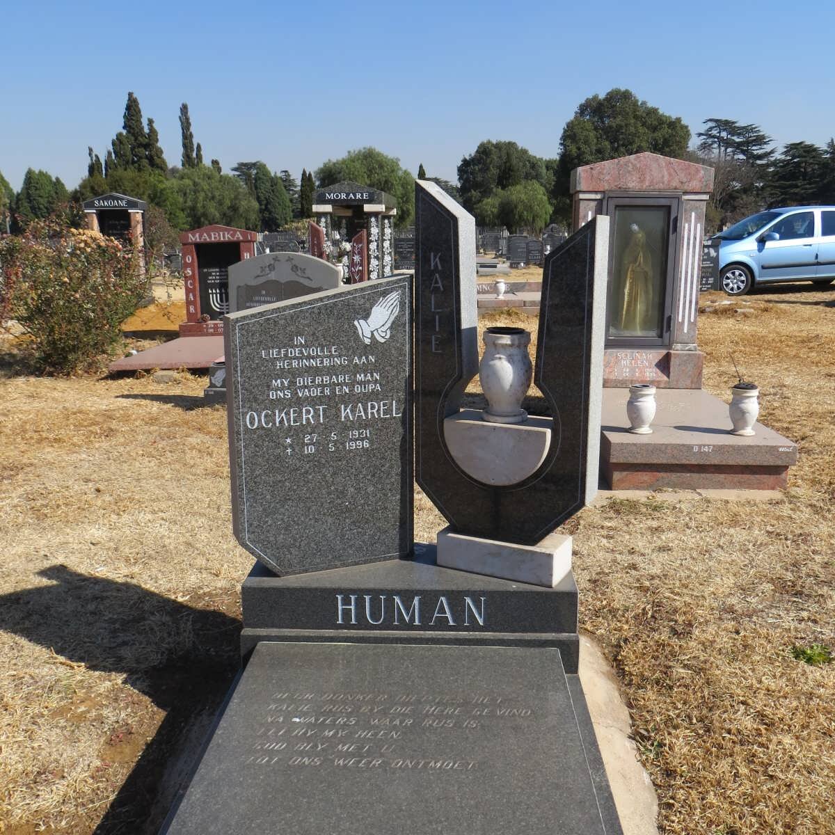 HUMAN Ockert Karel 1931-1996