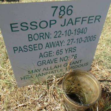 JAFFER Essop 1940 - 2005