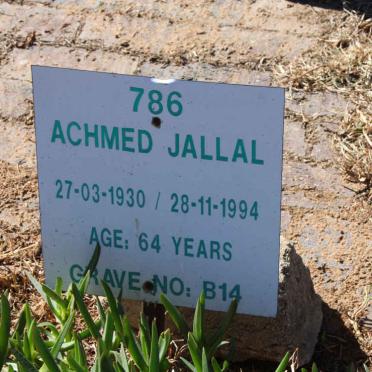 JALLAL Achmed 1930-1994
