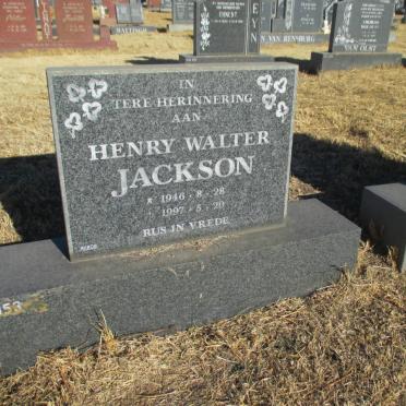 JACKSON Henry Walter 1946-1997