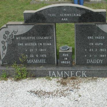 JAMNECK ?? 1922-1997 &amp; ?? 1924-1976