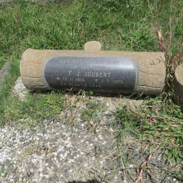 JOUBERT F.J. 1914-1973