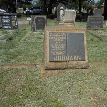 JORDAAN Louis Johannes -1936