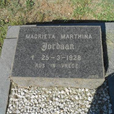 JORDAAN Margrieta Marthin -1928