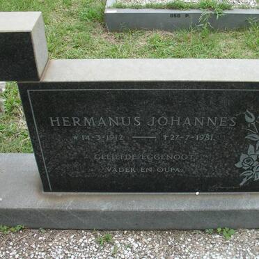 JOUBERT Hermanus Johannes 1912-1981