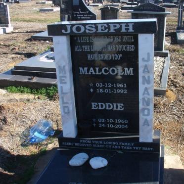 JOSEPH Eddie 1960-2004 :: JOSEPH Malcolm 1961-1992