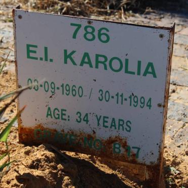 KAROLIA E.I. 1960-1994
