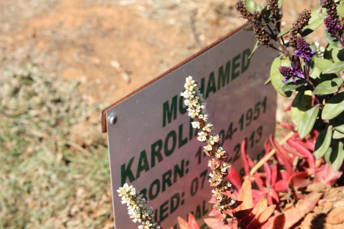 KAROLIA Mohamed 1951-2013