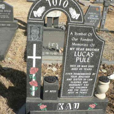 KAU Lucas Pule -2001