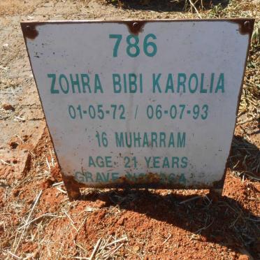 KAROLIA Zhora Bibi 1972-1993