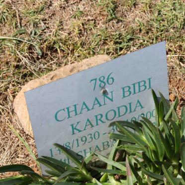 KARODIA Chaan Bibi 1930-200?