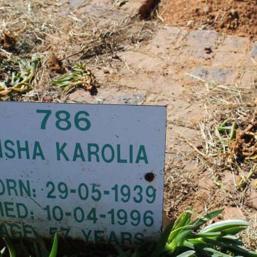 KAROLIA Aisha 1939-1996