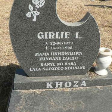 KHOZA Girlie L. 1939-1998