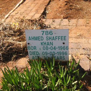 KHAN Ahmed Shaffee 1966-1996