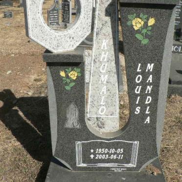 KHUMALO Louis Mandla 1950-2003