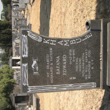 KHAMBULE Bafana Edward 1938-1995