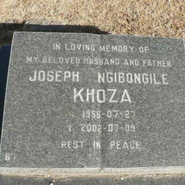 KHOZA Joseph Ngibongile 1956-2002