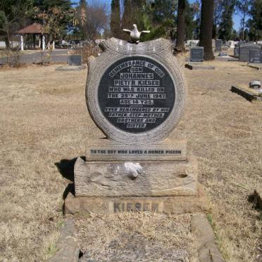 KIESER Johannes Pieter -1947