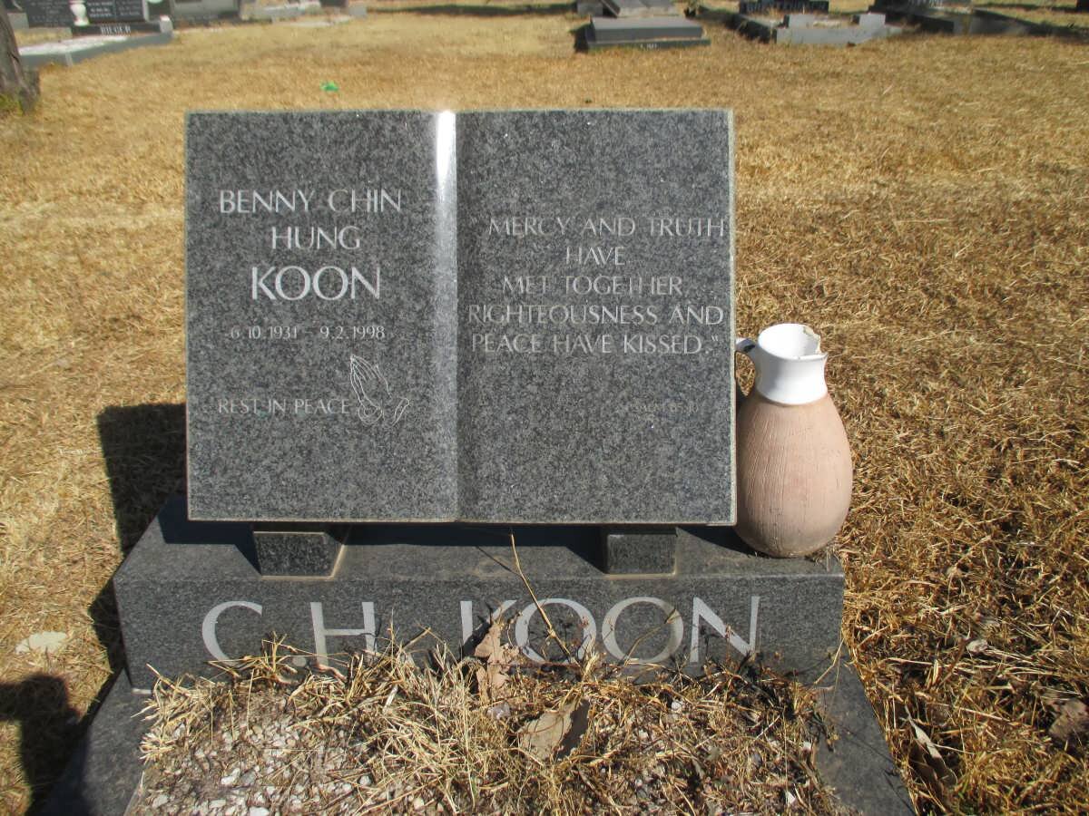 KOON Benny Chin Hung 1931-1998
