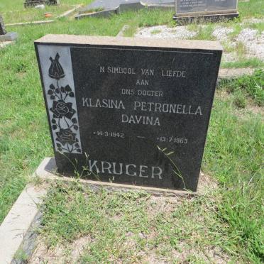 KRUGER Klasina Petronella Davina 1942-1963