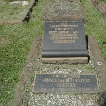KRUGER Tjaart L.P. 1891-1939 &amp; Elizabeth Hendrina 1894-1965