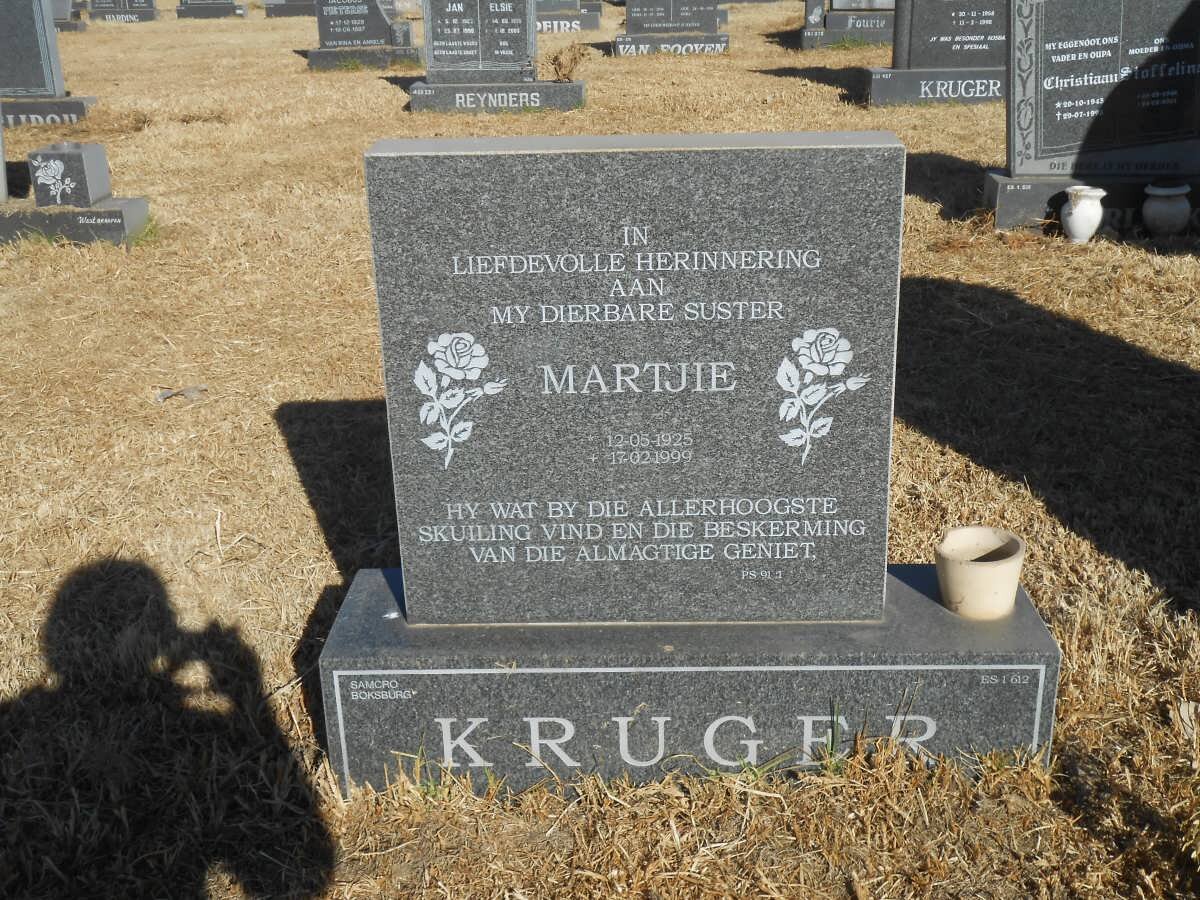 KRUGER Martjie 1925-1999