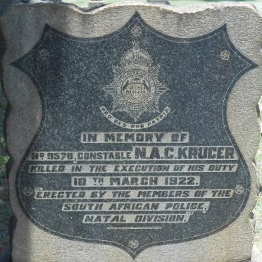 KRUGER N.A.C. -1922