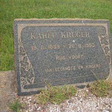 KRUGER Karel 1889-1953