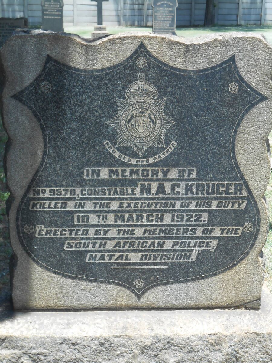 KRUGER N.A.C. -1922