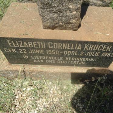 KRUGER Elizabeth Cornelia 1950-1953