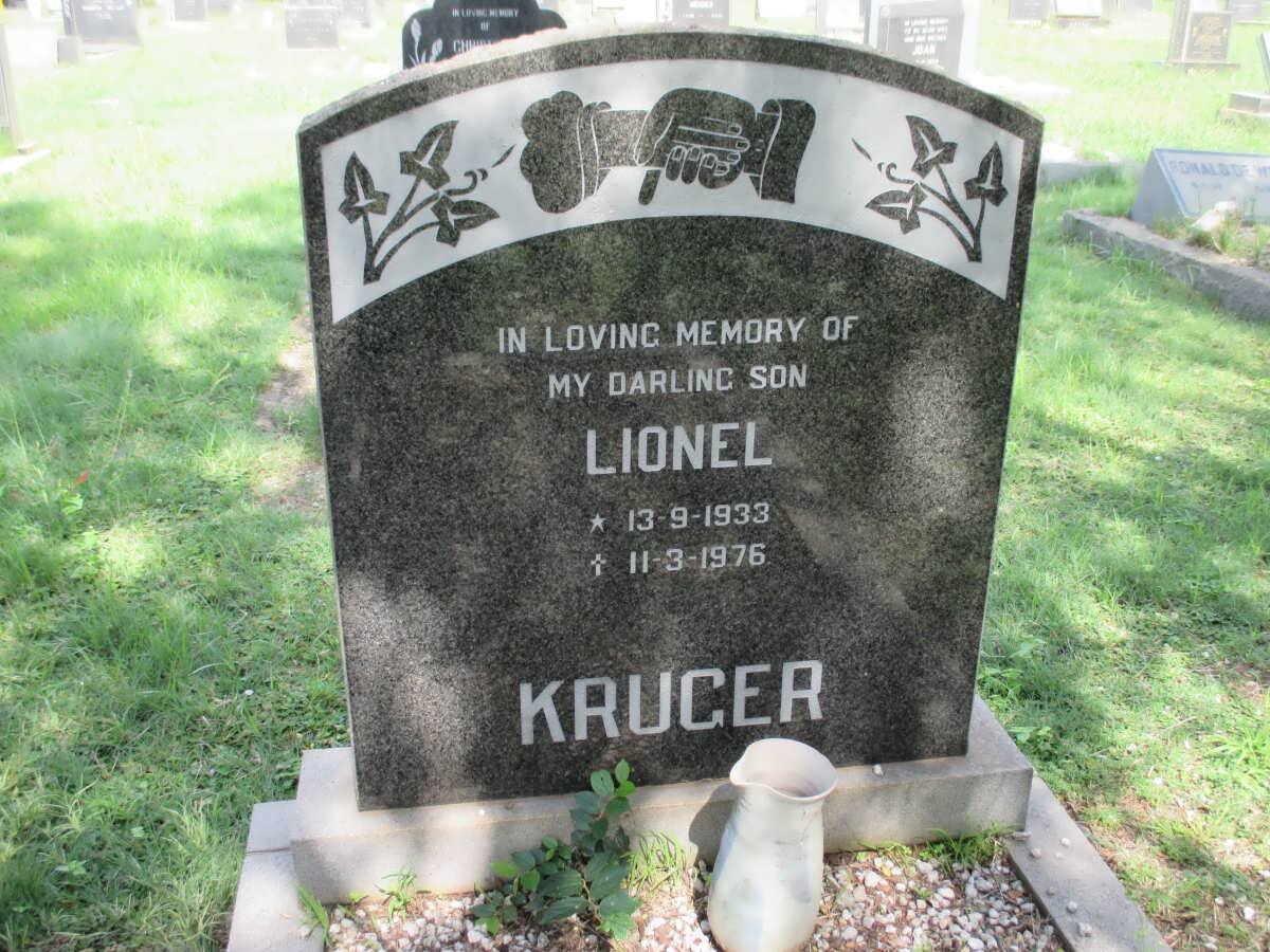KRUGER Lionel 1933-1976