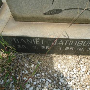 KRITZINGER Daniel Jacobus 1925-1972