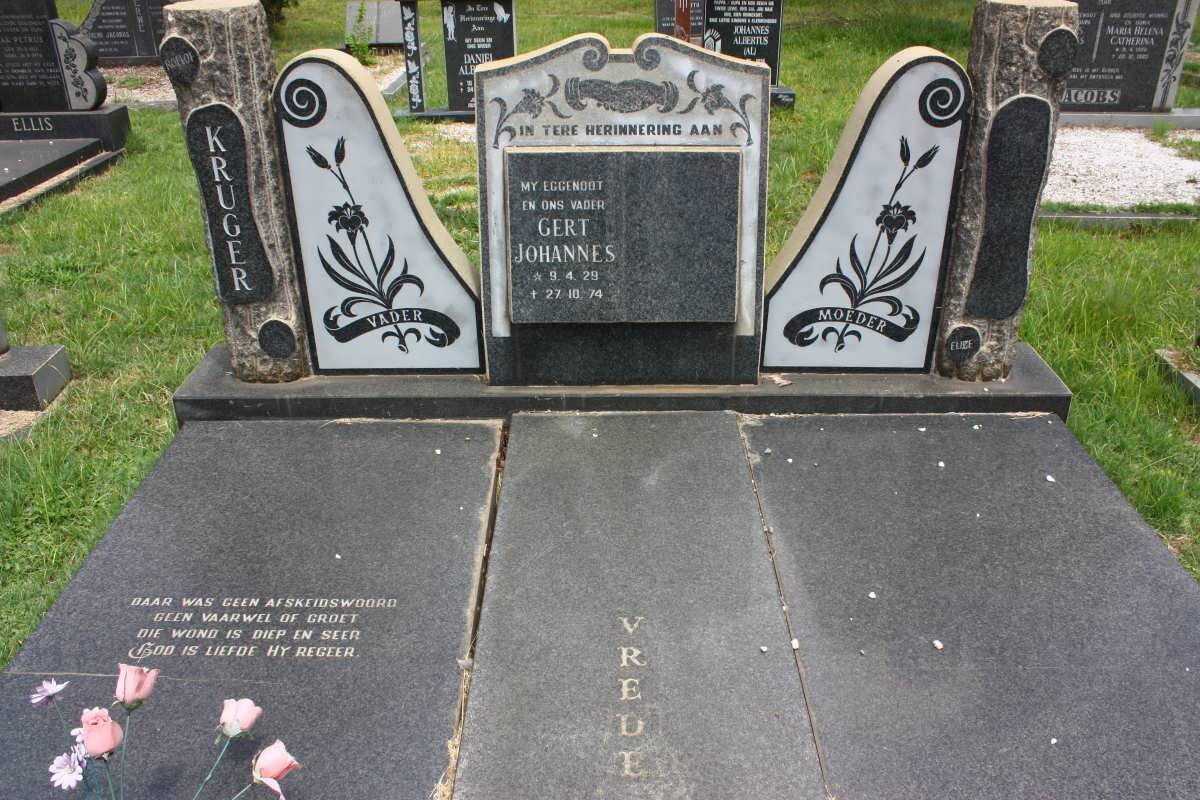 KRUGER Gert Johannes 1929-1974