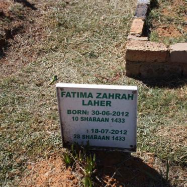 LAHER Fatima Zahrah 2012-2012