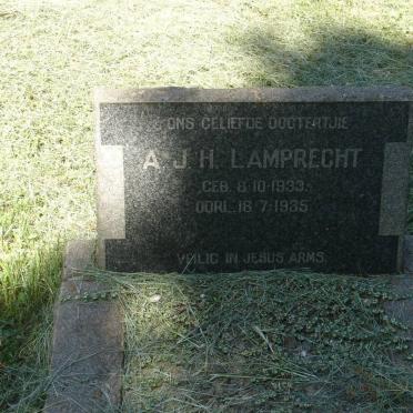 LAMPRECHT A.J.H. 1933-1935