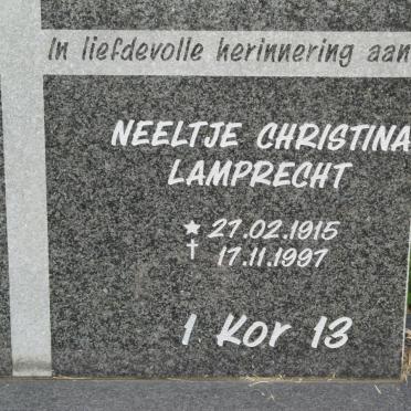 LAMPRECHT Neeltje Christina 1915-1997